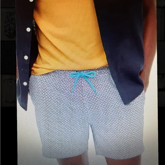 J CREW MENS SWIM TRUNKS SIZE MEDIUM NWT